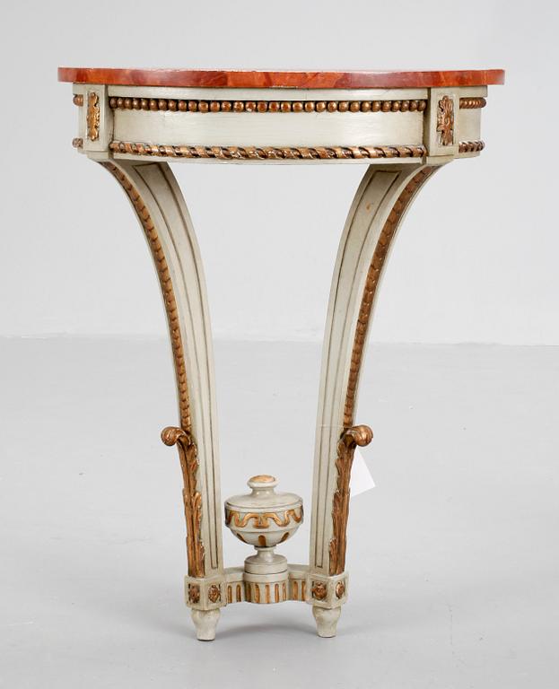 KONSOLBORD, gustaviansk stil, 1900-tal med äldre delar.