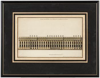 Jean-François de Neufforge, kopparstick, 8 st.