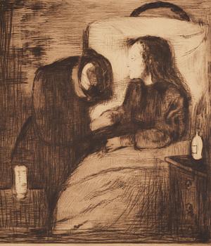 Edvard Munch, "Det syke barn" / "The Sick Child".