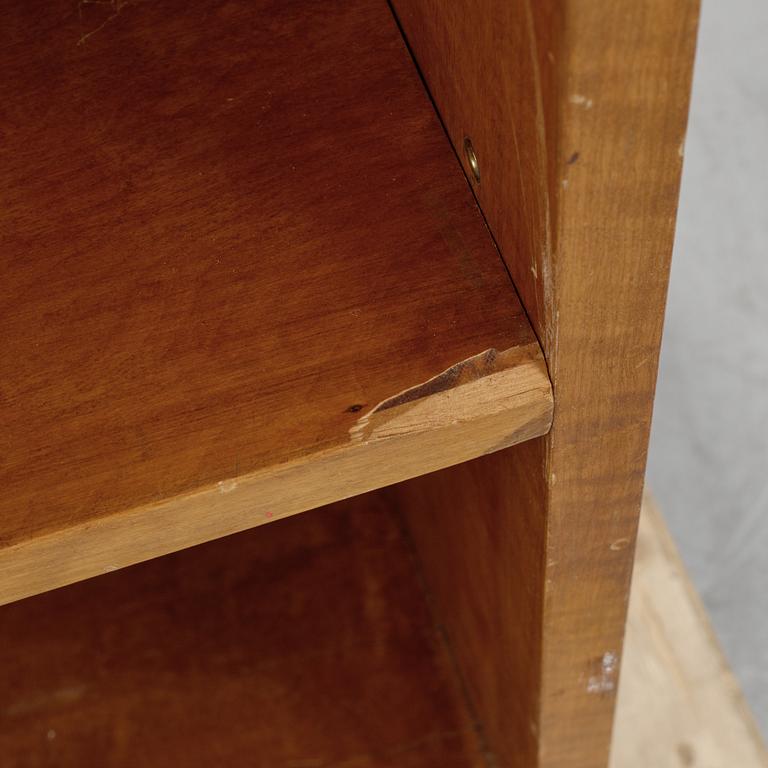 A birch bookcase, 1920's/30's.