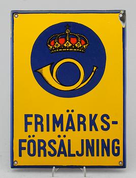 EMALJSKYLT, "Frimärksförsäljning", 1900-talets andra hälft.