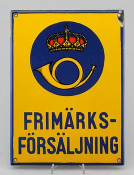 EMALJSKYLT, "Frimärksförsäljning", 1900-talets andra hälft.