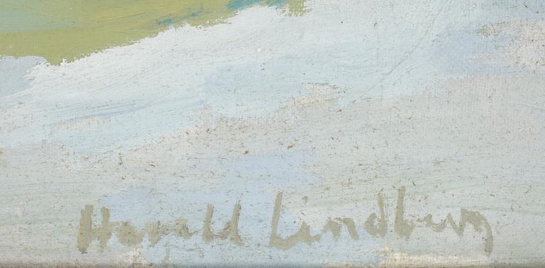 HARALD LINDBERG, olja på duk, sign.