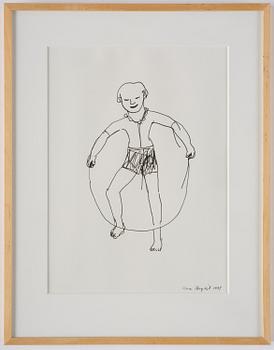 Lena Cronqvist, "Flicka med hopprep".