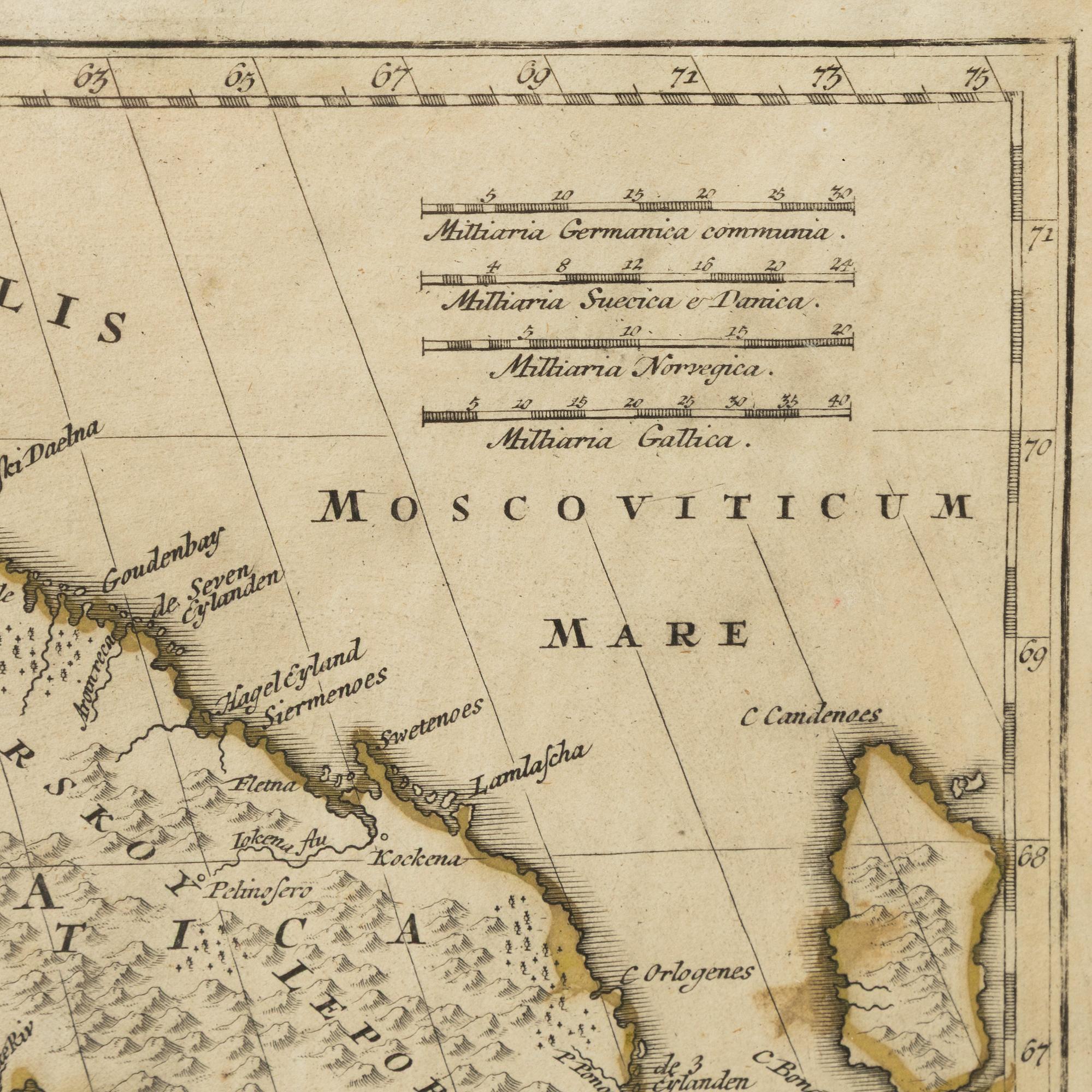 Johann Baptist Homann, "Scandinavia".