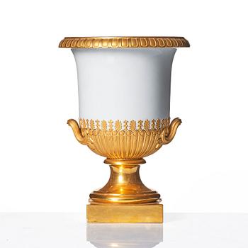 A Royal Copenhagen Empire style urn, early 20th Century.