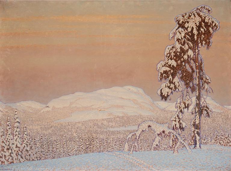Gustaf Fjaestad, Vinterlandskap.