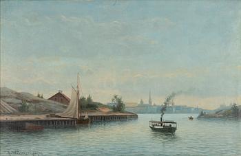 Alfred Wetterström, oil on canvas, signed and dated -94.