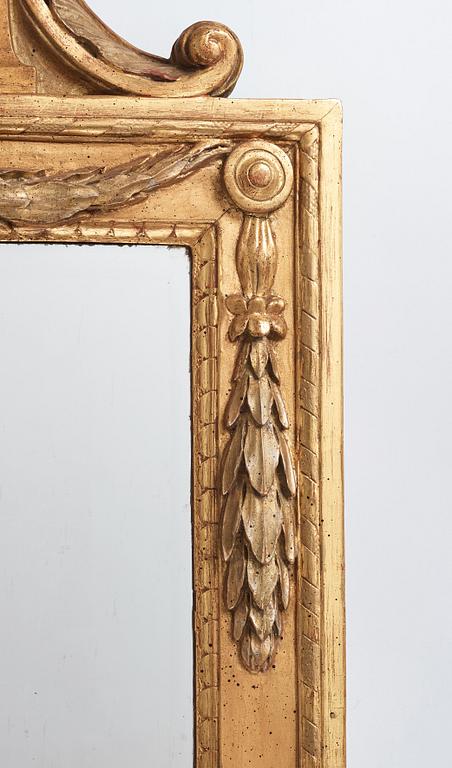 A pair of Gustavian late 18th century mirrors by Per Westin (master in Stockholm from 1776).