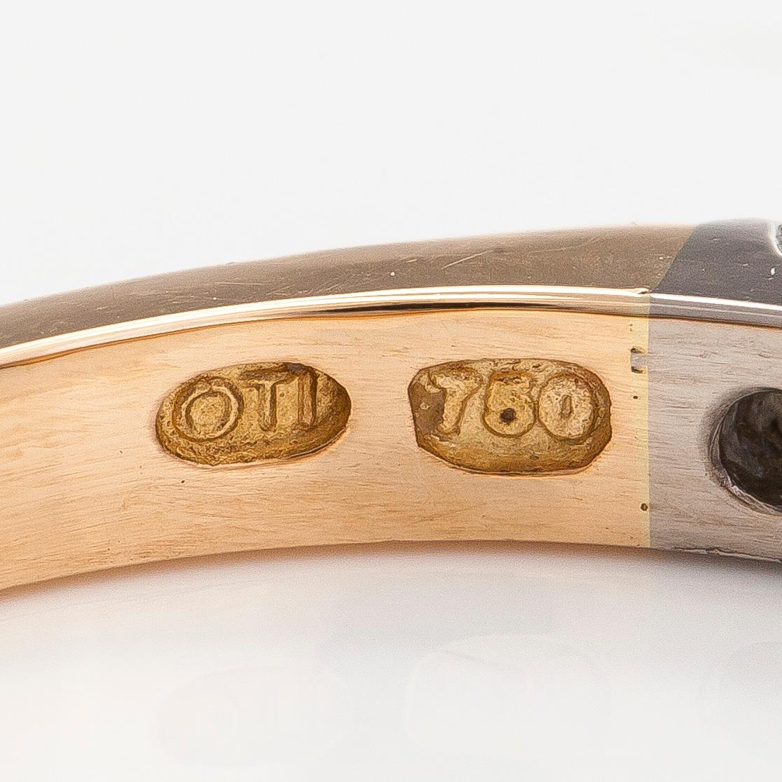 Ring, 18K guld, diamanter totalt ca. 0.30 ct. Timanttiset, Helsingfors.