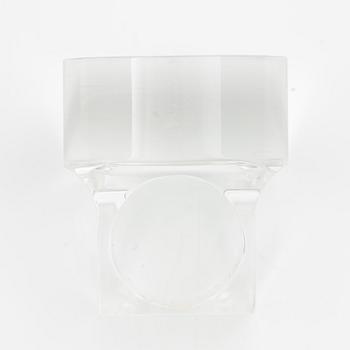 Siv Lagerström, three rings and cufflinks, acrylic plastic, 1970s.