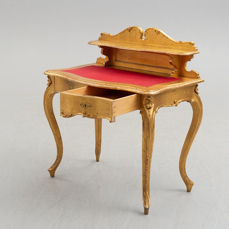 A gilt neo Rococo desk, circa 1900.