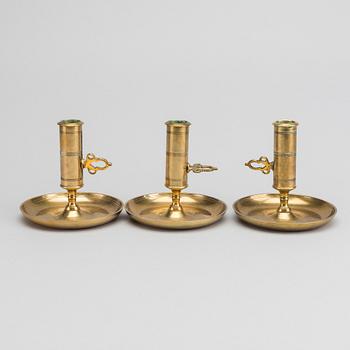 SIX SWEDISH CANDLESTICK BY SKULTUNA.