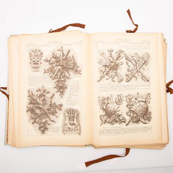 Architectural books, a series, 6 parts, Raguenet, "Matériaux et Documents D'architecture", 1912.