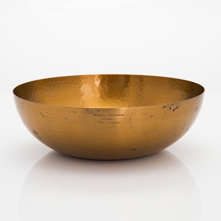 Tapio Wirkkala, a bronze bowl, model TW 476, marked Design Tapio Wirkkala, Kultakeskus, Made in Finland.