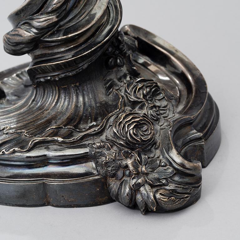 A CANDELABRUM BY EUGÈNE HAZART, signed Eug. Hazart, Paris, the late 19th century.