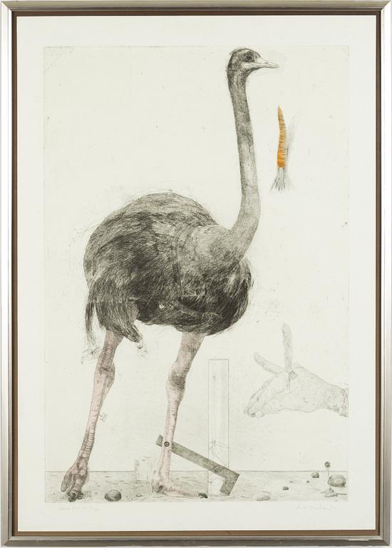 PG Thelander, "Europeiska strutsar VI".