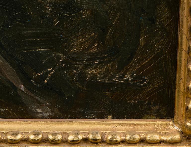 JONAS HEISKA,oil on cardboard, signed and dated -36.