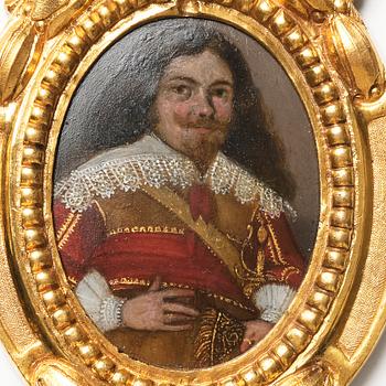 Unknown artist, 17th Century, Portrait probably depicting  "Hans Ulrich von Schaffgotsch" (1595-1635).