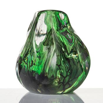 Edward Hald, a fish graal glass object, Orrefors 1944, no 1500.