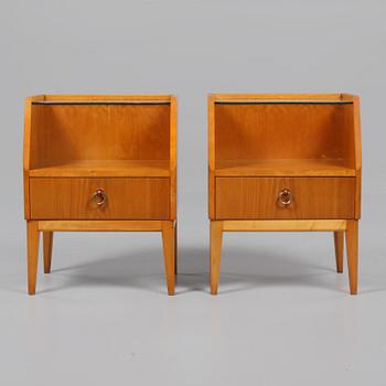 SÄNGBORD, ett par, Sverige, 1940-tal.