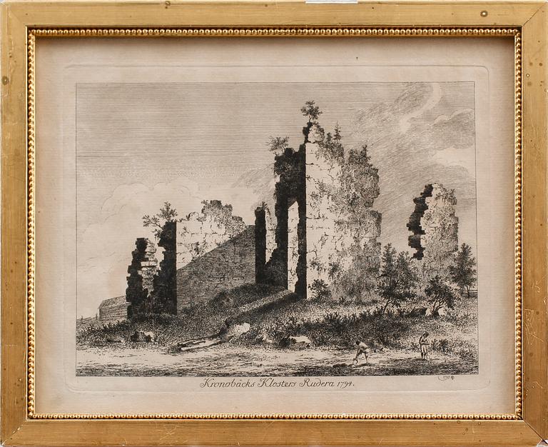 KOPPARSTICK, 3 st, 1700-talets andra hälft.