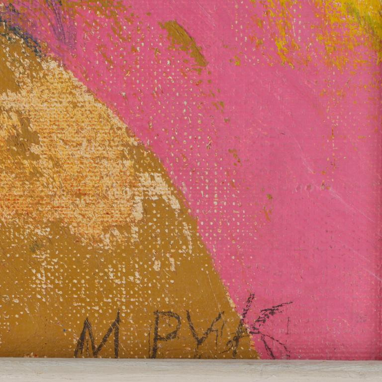 MADELEINE PYK, olja på duk. Sign.