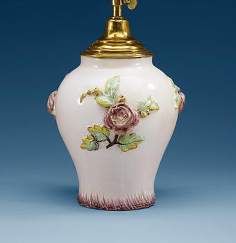 A Rörstrand faience jar, 18th Century.