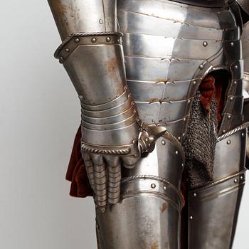 A German metal armour, composite, mid 1500's and later.