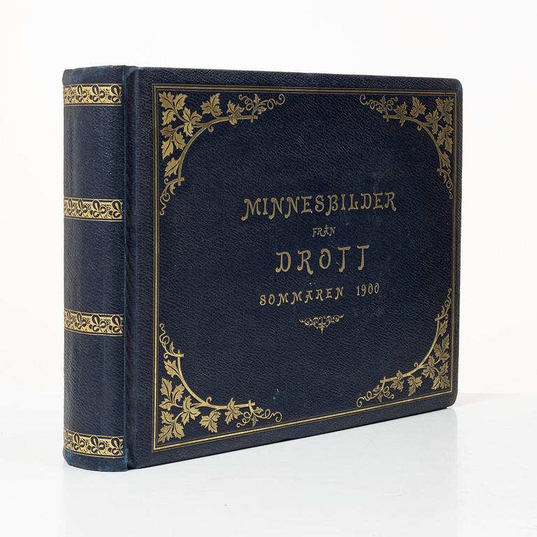 Fest och vardag på Oscar II:s Drott, 1900.
