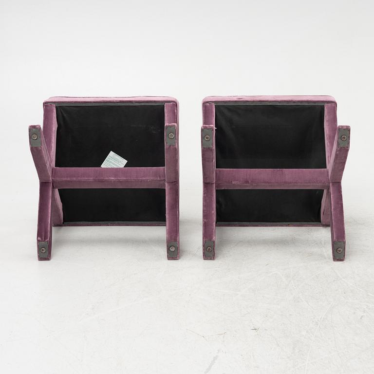 Pallar, ett par, "X-Bench", Jonathan Adler, USA, 2000-tal.
