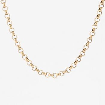 Sigill 14K guld och graverad gulaktig sten, möjligen citrin.