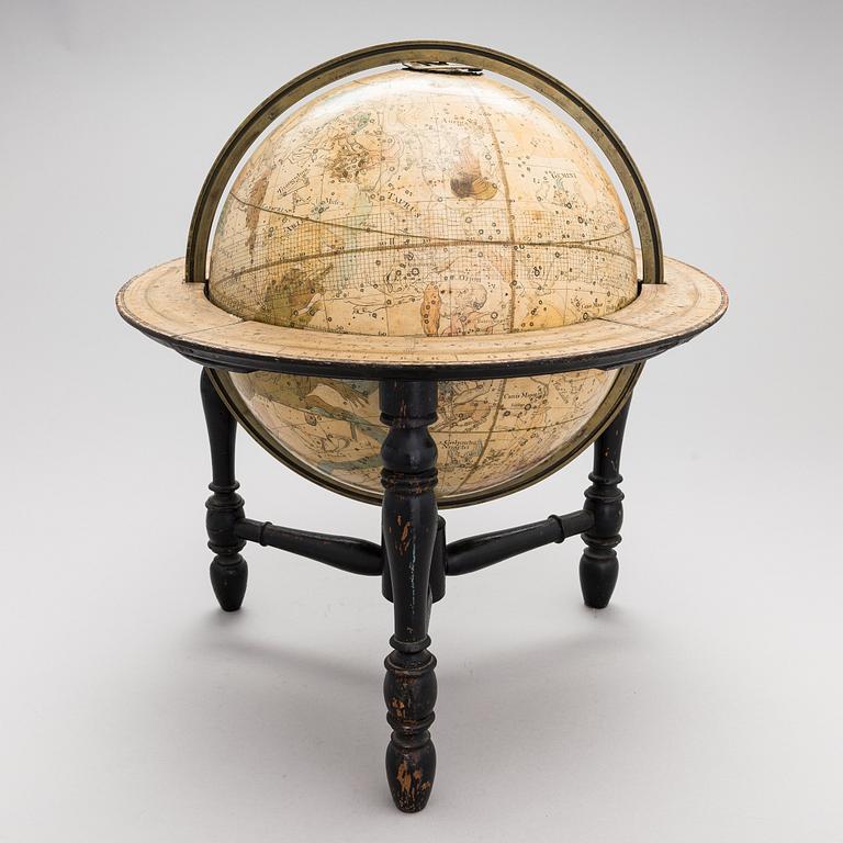 Himmelsglob, J & W. Newton, London 1.7. 1820.