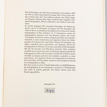 Book, Max Ernst, "24 Frottagen", 1973.