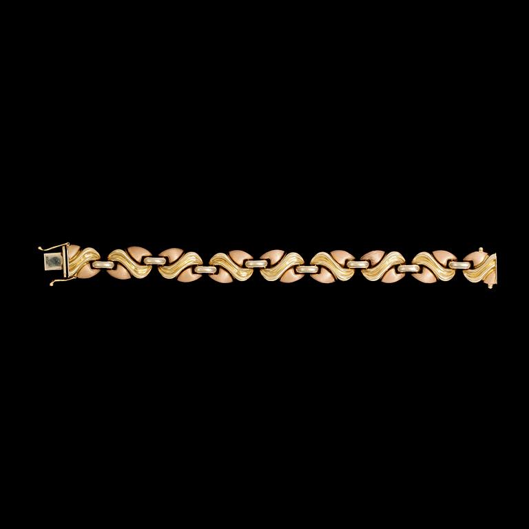 BRACELET, gold, Italy. Weight 39,2 g.