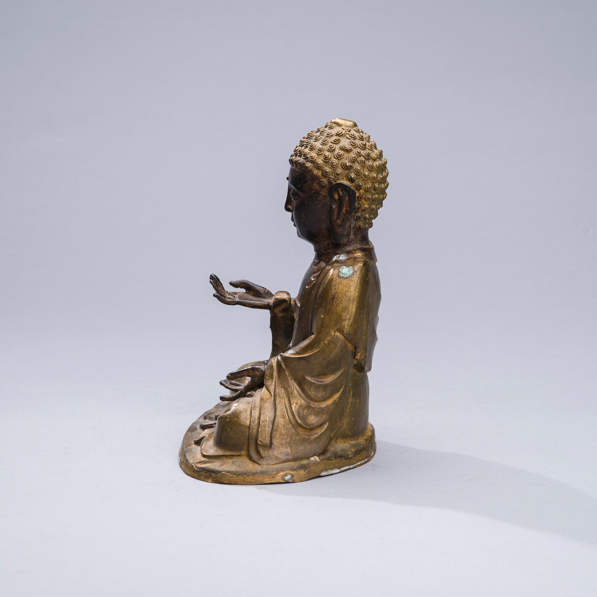 BUDDHA, metall, Kina 1900-talets första hälft.