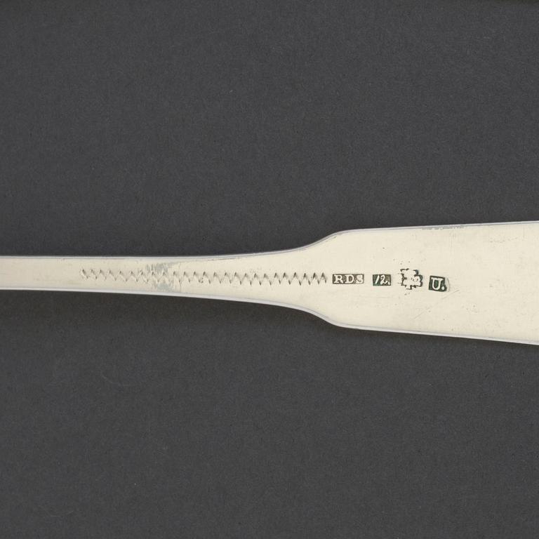 MATSKEDAR, 2 st, silver, Berlin och Königsberg, Tyskland, 1700-talets andra hälft/1800-talets första hälft.