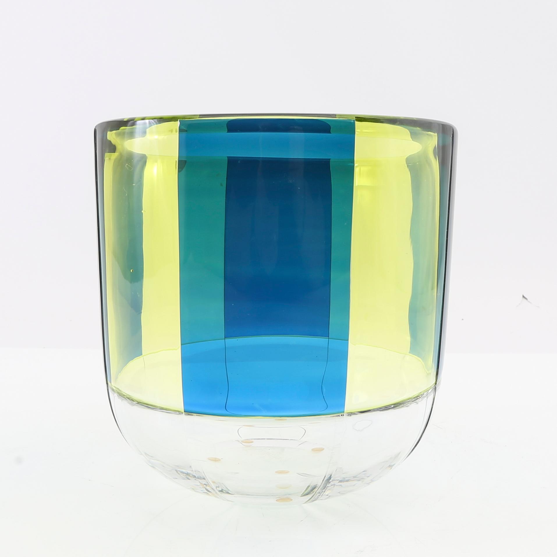 Erika Lagerbielke, "Sienna" bowl, signed and dated '88.