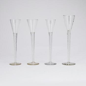 SPETSGLAS, 3+1 st, 1800/1900-tal.