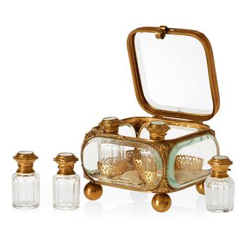 550. PERFUME FLACONS, France 19th century.