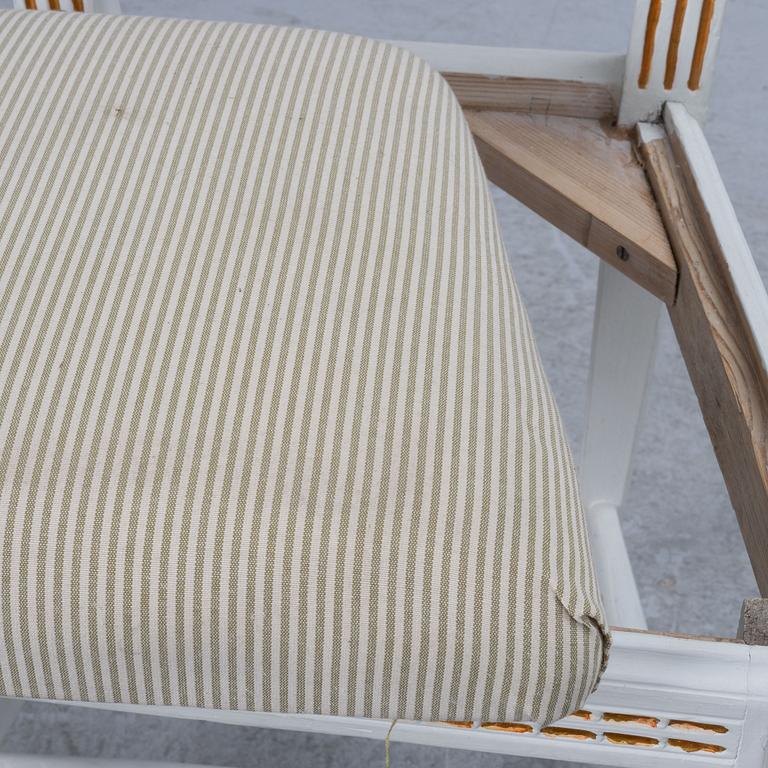 Chairs, a pair, Gustavian style, 19th century.