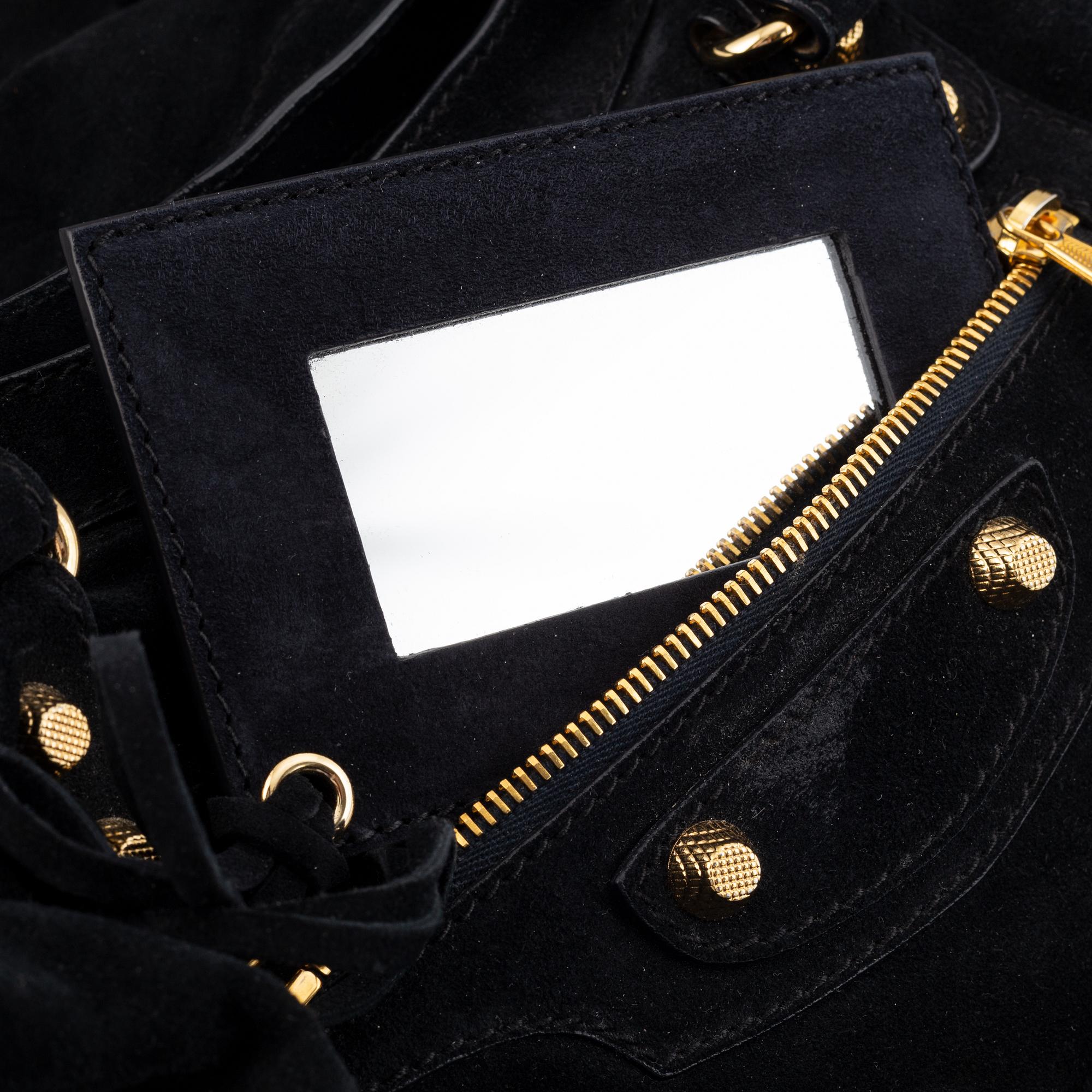 Balenciaga, a suede 'City Bag'.