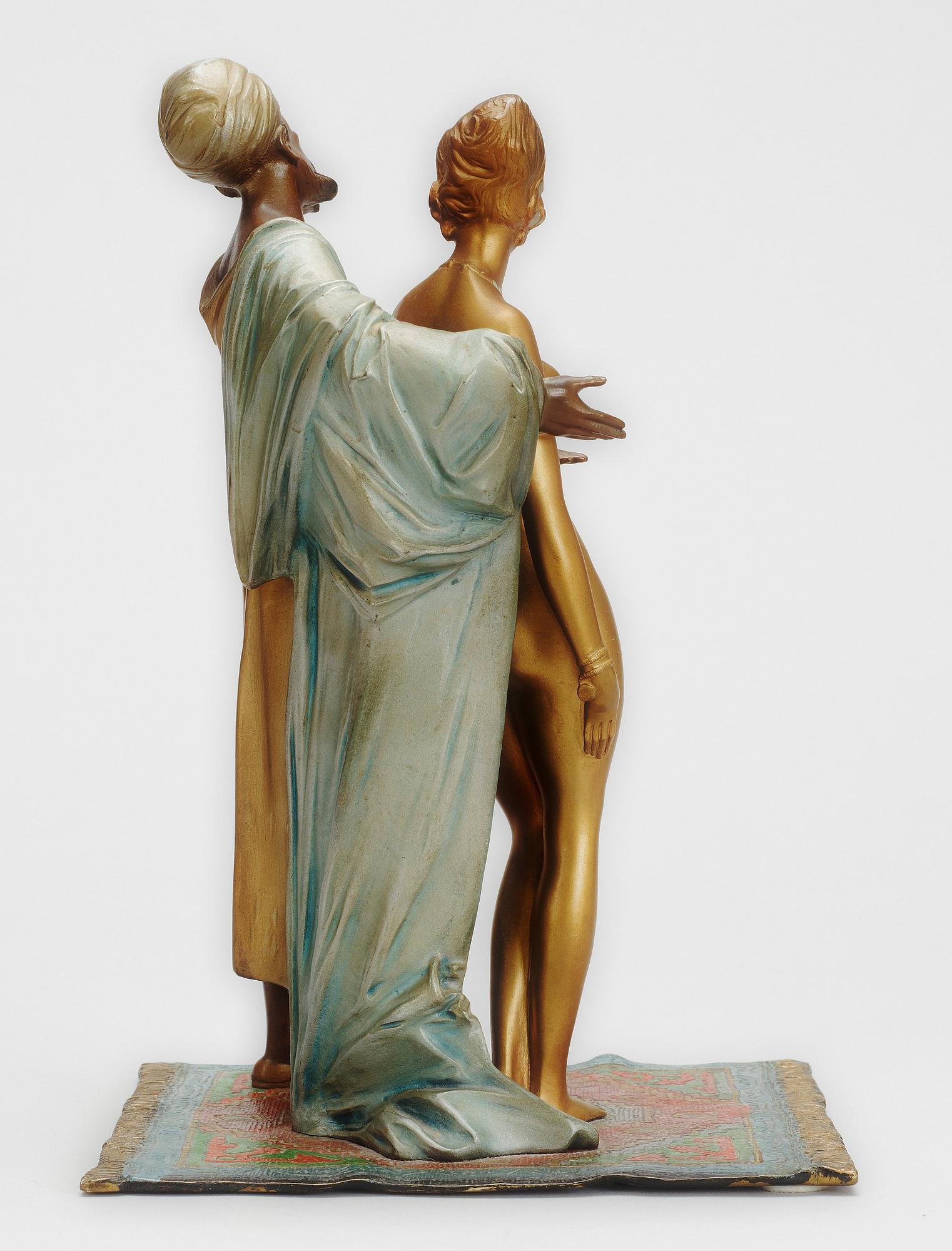 A Bruno Zack bronze figure, Argentor, Austria, circa 1910.