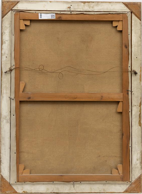 August Hagborg, Musselplockerska på strand.