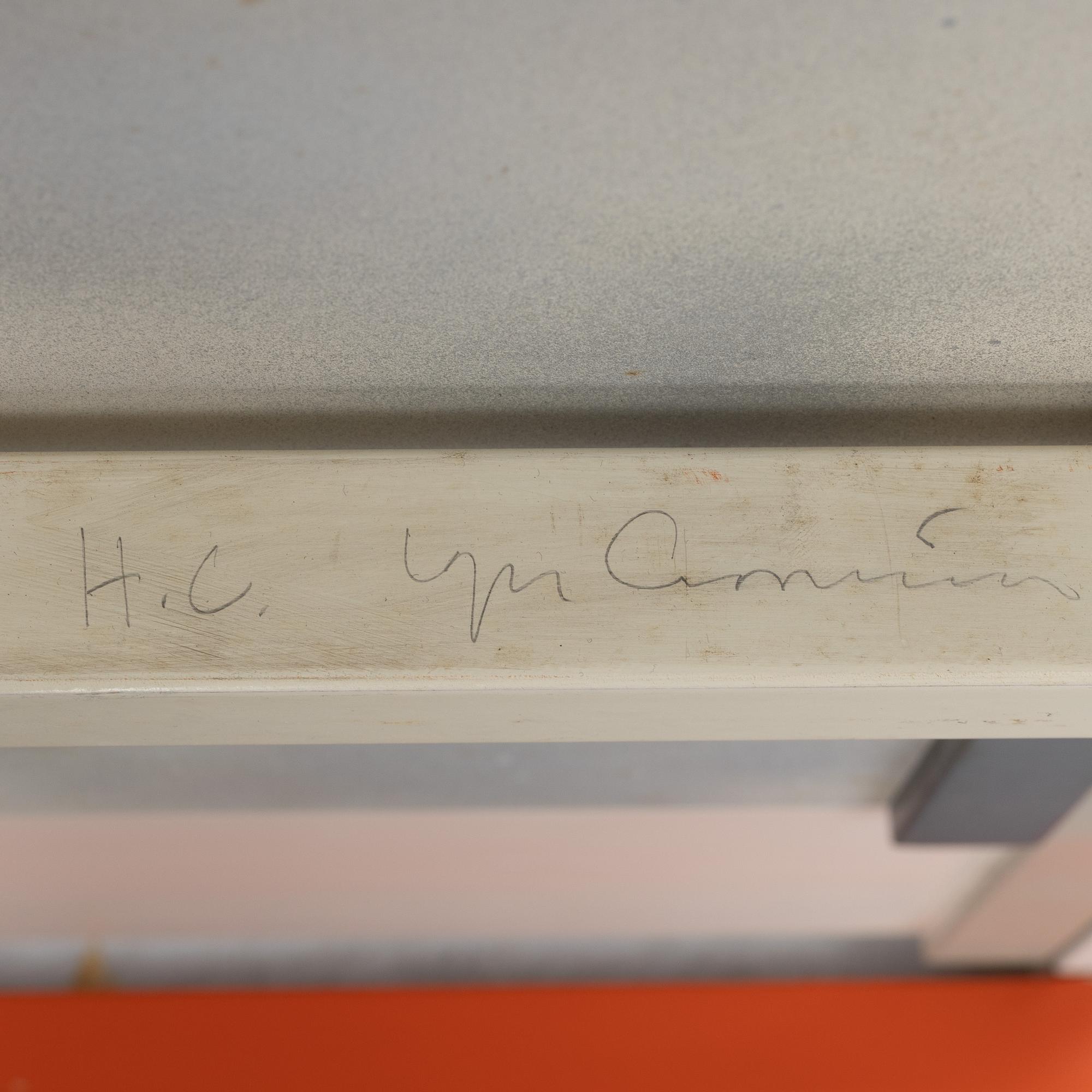 Igor Cronsioe, fällstolar, 2 st, "Sudden Seat", numrerad 83/95, samt HC, Futura Gallery, Stockholm 1983, signerad.