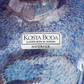 VASER, 3 delar, glas, Bertil Vallien, Kosta Boda. Signerade,