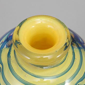 A Jean claude Novaro bottle with stopper, signed and dated 1999.