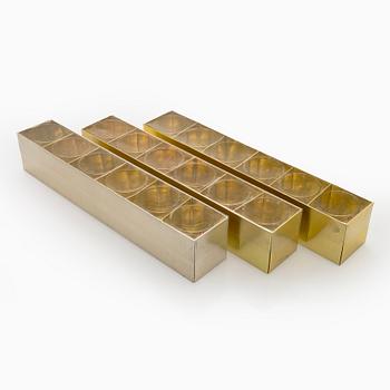 Timo Sarpaneva, drinking glasses, 16 pcs, "Helminauha" (Pearl Band), Iittala 1964-1973.