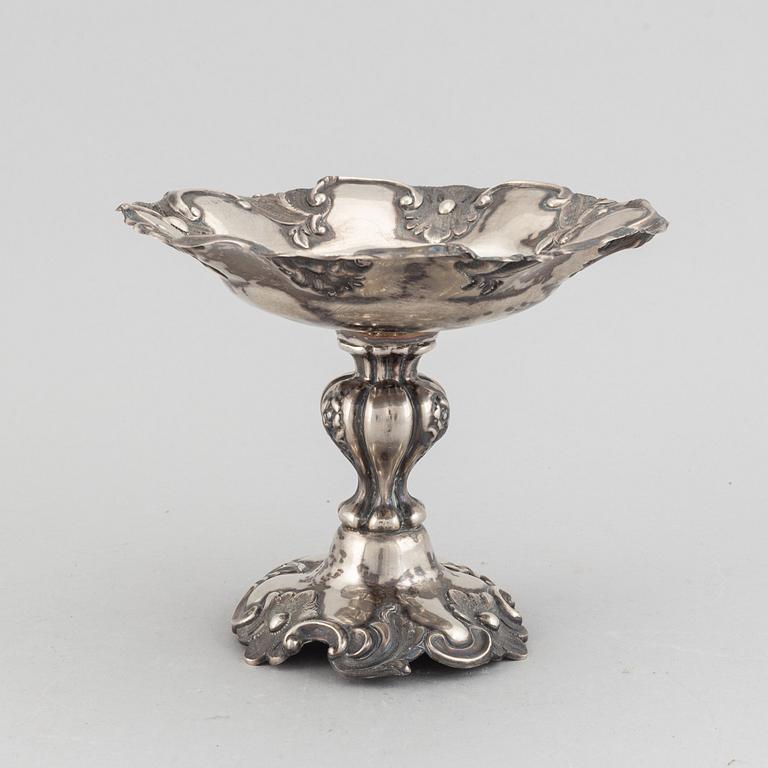 Carl Nyström, a silver tazza, Stockholm, 1854.