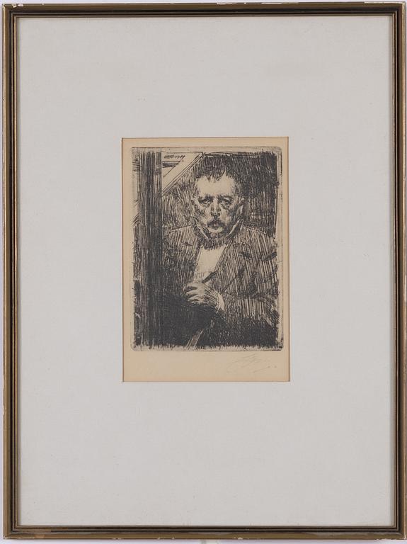 Anders Zorn, "Självporträtt 1911".
